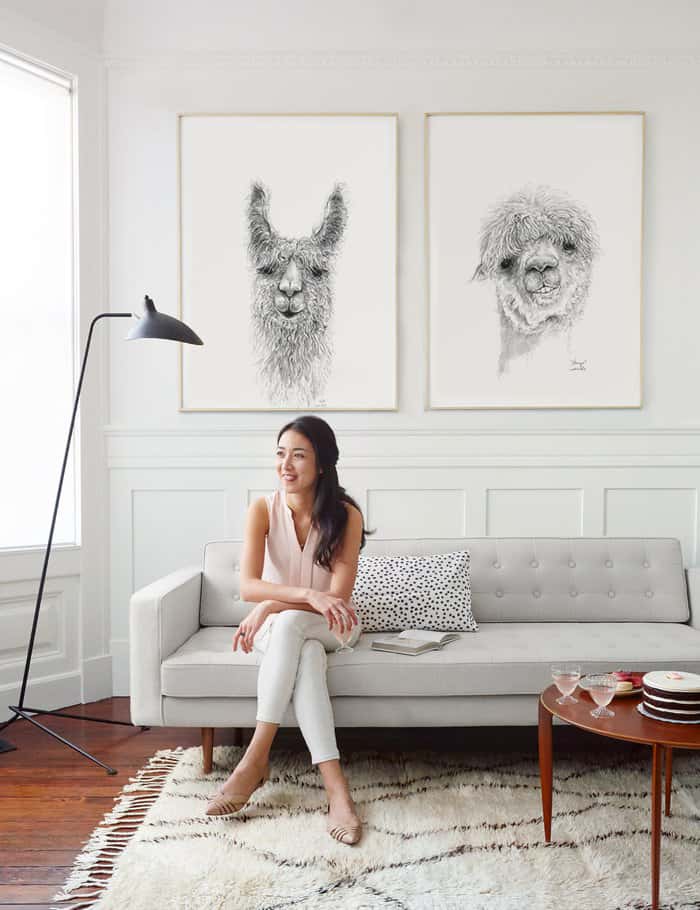 llama art by Nashville artist Kristin Llamas