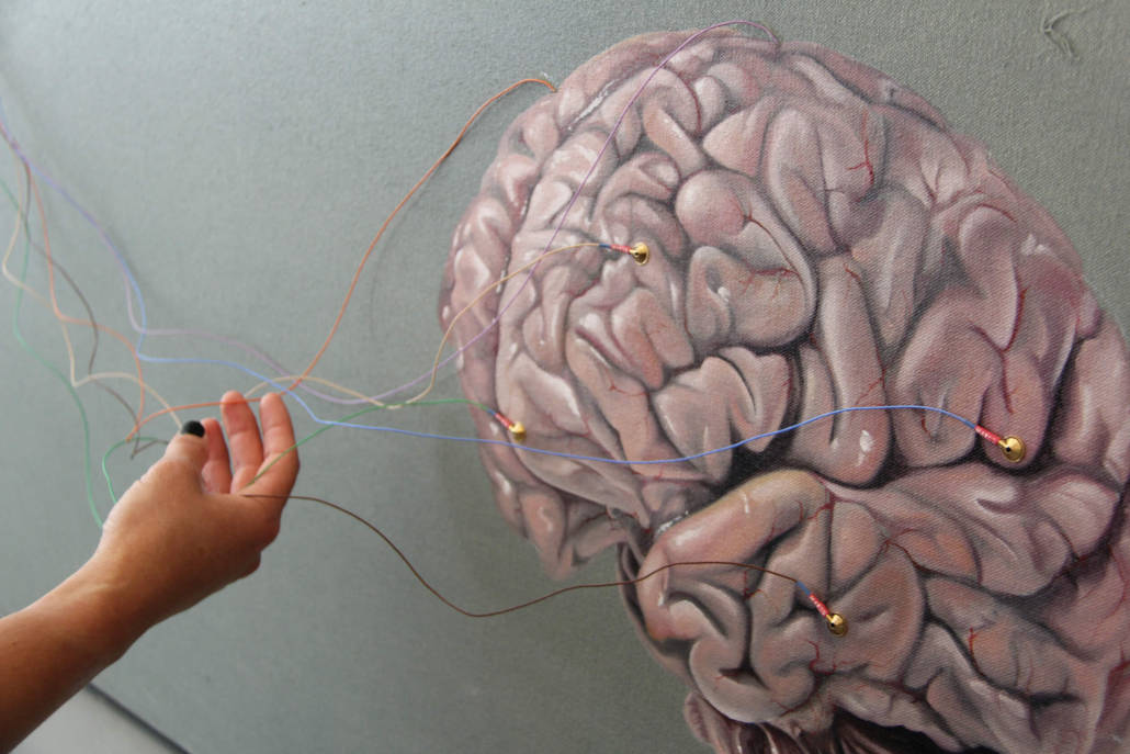 brain painting by kristin llamas
