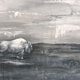 white buffalo painting commission by Nashville artist Kristin Llamas