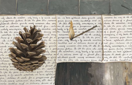 intierior design be like the pine pinecone painting by kristin llamas